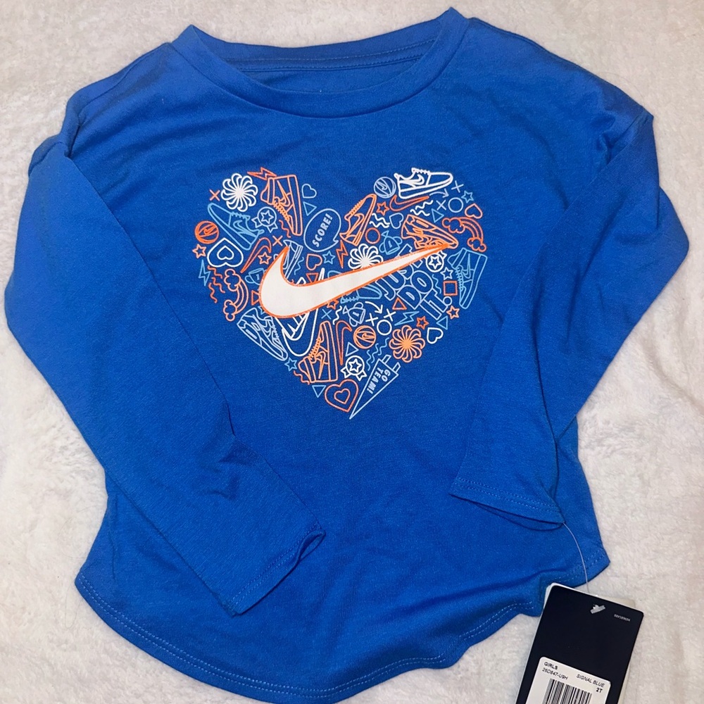 Nike toddler girl long sleeve shirt 2T